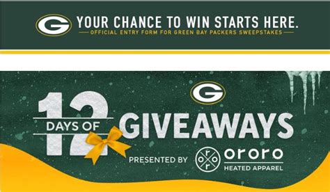 Green bay packers giveaway. Things To Know About Green bay packers giveaway. 